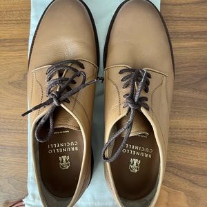 Brunello Cucinelli new tan shoes